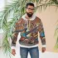 Music Man Guitar Graffiti Hoodie — LA Street Art Pullover