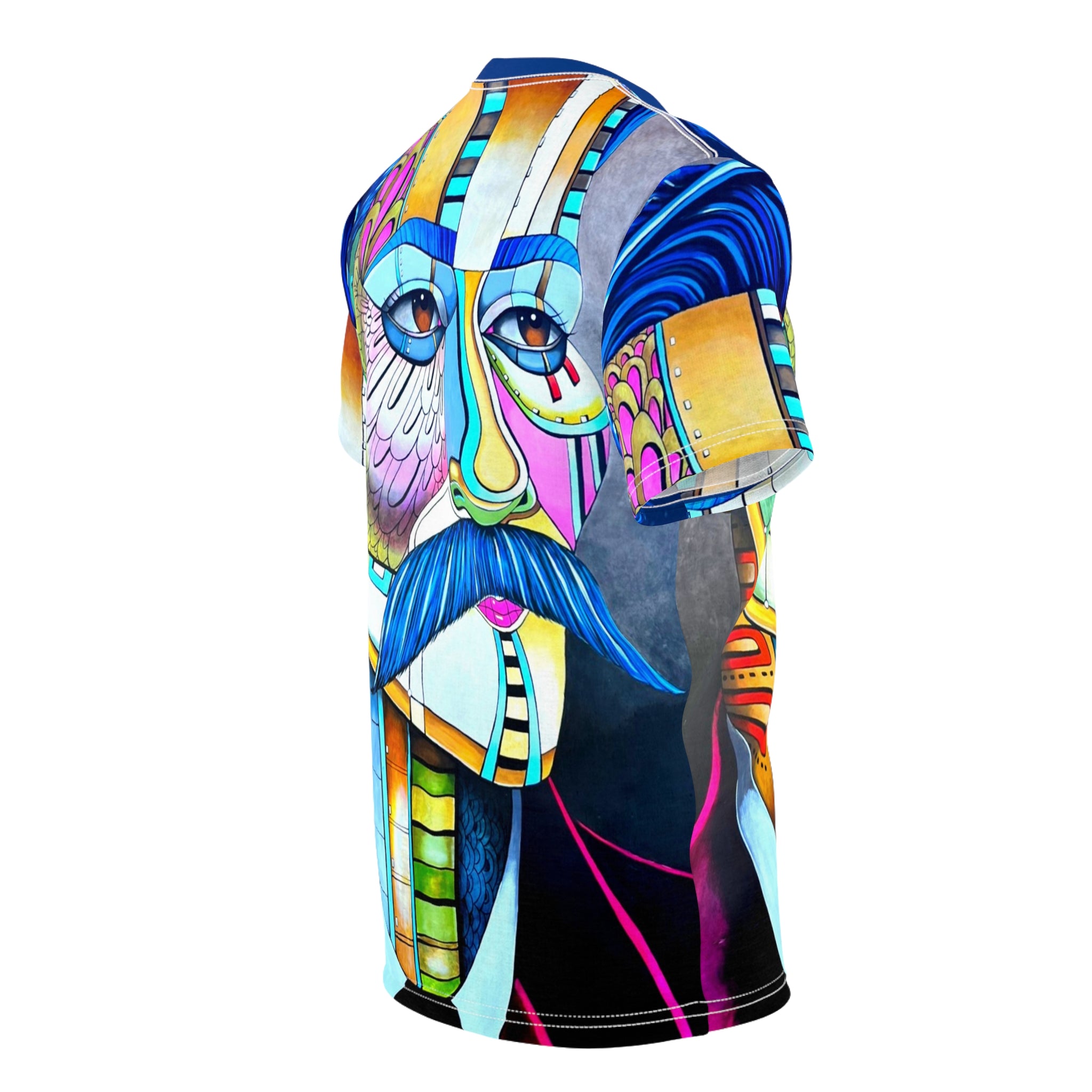 Wear Da Streetz Johnny Depp Las Vegas Street Art-Print all over Tee